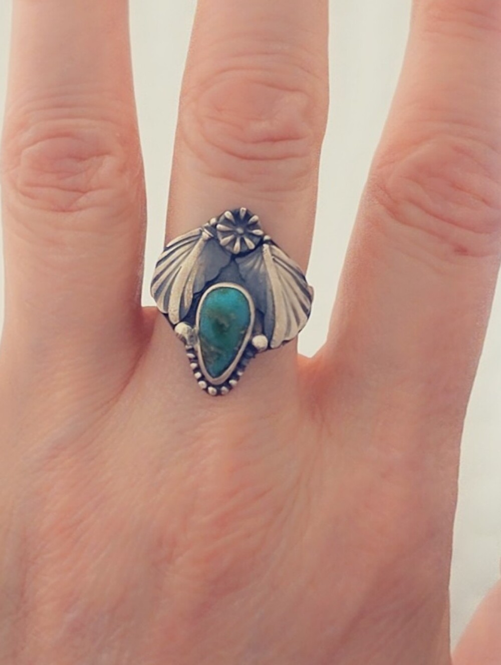 Sonoran Gold Turquoise Sterling Silver Gemstone Ring